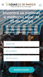 Mobile Screenshot of lojasna25demarco.com.br
